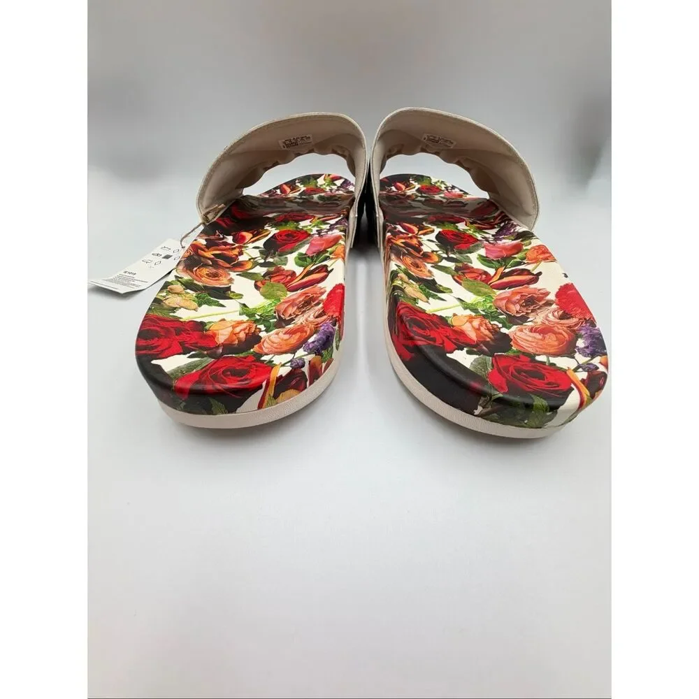 Adidas Adilette Floral Print Slides Sandals NWT Men’s Size 18 EU 54 Rare